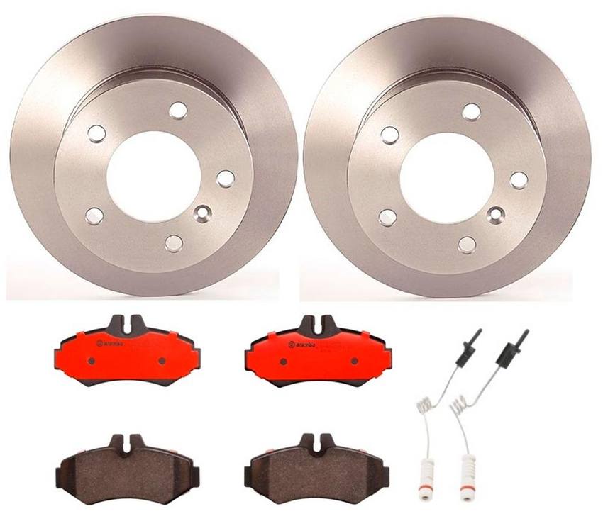 Brembo Brakes Kit - Pads and Rotors Rear (272mm) (Ceramic)